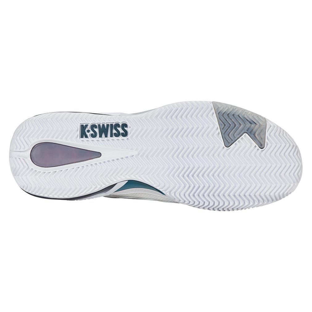 Men`s Ultrashot 4 Clay Tennis Shoes White and Stargazer K-SWISS