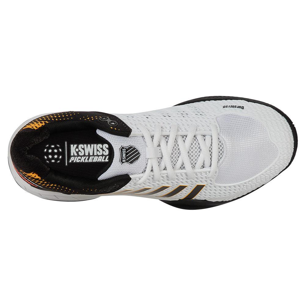 Men`s Express Light Pickleball Shoes White and Daffodil K-SWISS