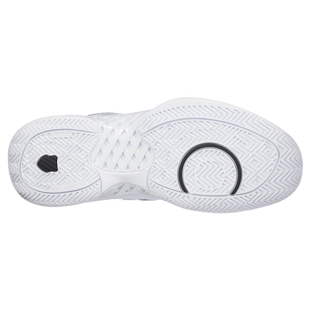 Men's Hypercourt Express 2 Tennis Shoes White and Black Tournament Gear K-SWISS