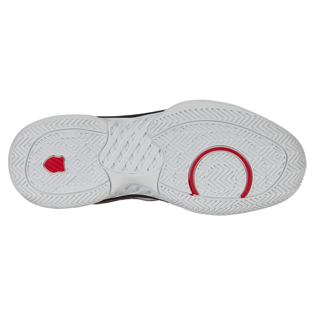 Men`s Hypercourt Express 2 Wide Tennis Shoes White and Black K-SWISS