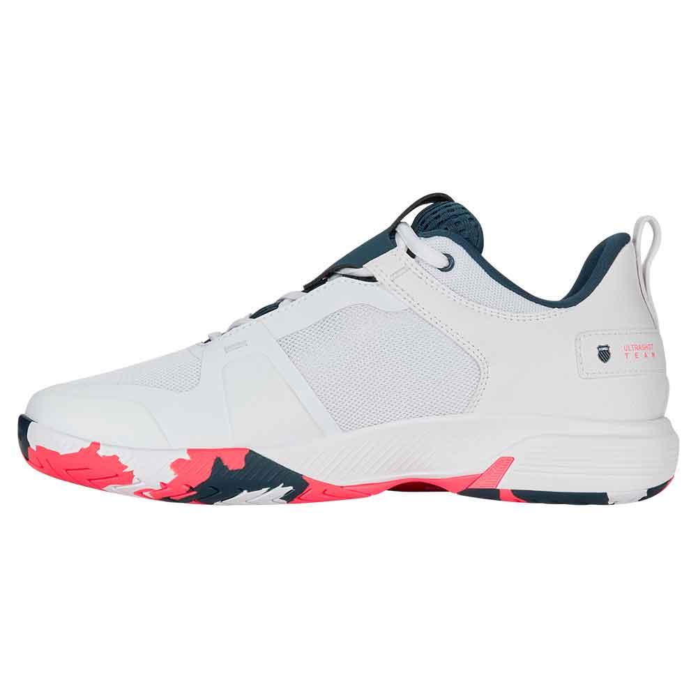 Men`s Ultrashot Team Tennis Shoes White and Stargazer K-SWISS