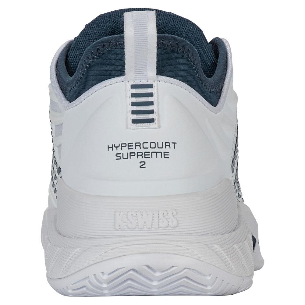 Men`s Hypercourt Supreme 2 Tennis Shoes White and Stargazer K-SWISS