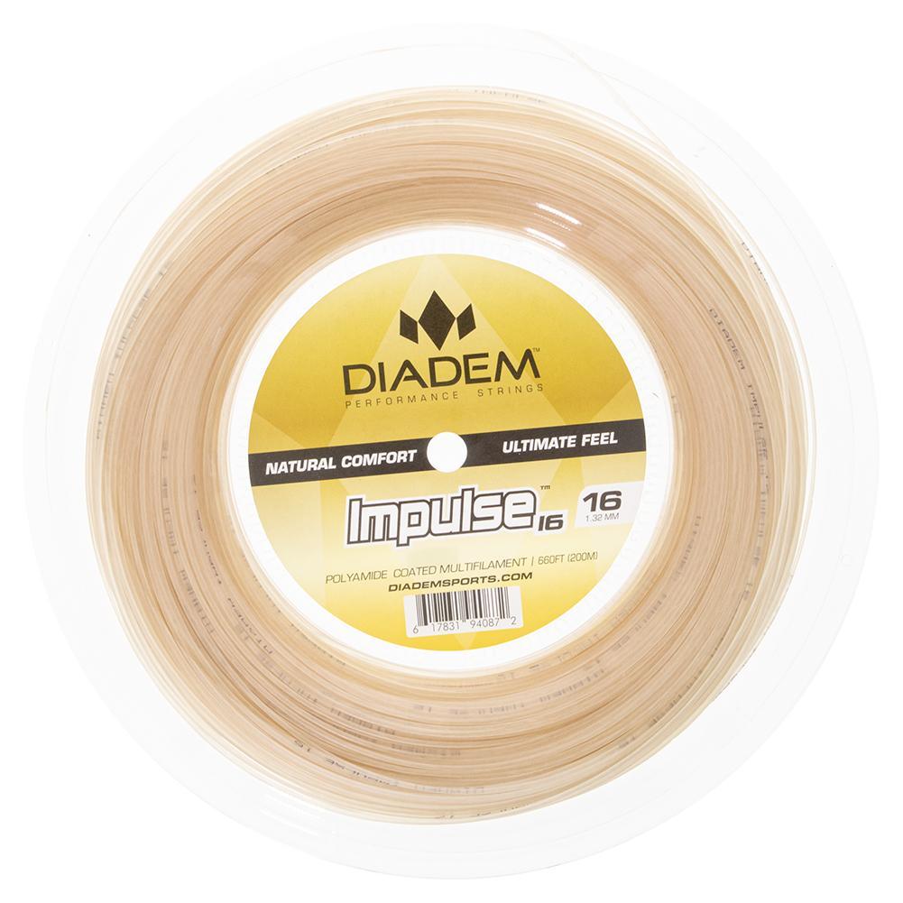 Impulse Tennis String Reel Natural Strings DIADEM Tan 16