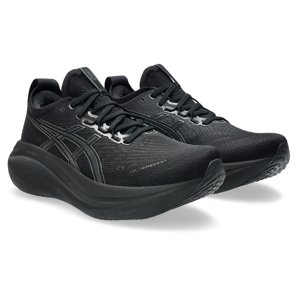 Men`s GEL-Nimbus 27 Running Shoes Black and Graphite Grey ASICS