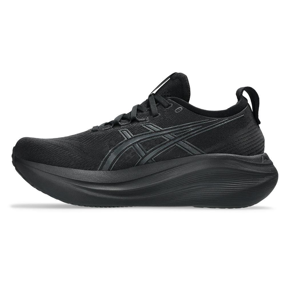 Men`s GEL-Nimbus 27 Running Shoes Black and Graphite Grey ASICS