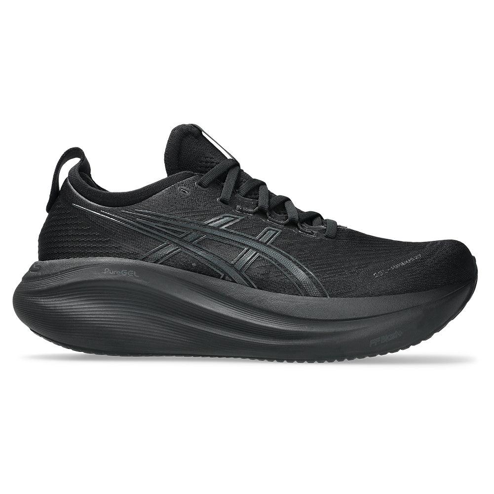 Men`s GEL-Nimbus 27 Running Shoes Black and Graphite Grey ASICS