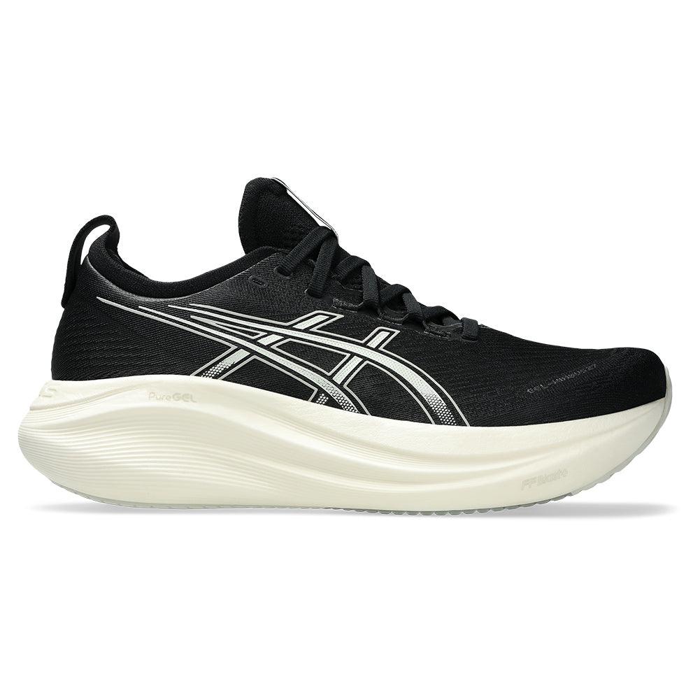 Men`s GEL-Nimbus 27 Running Shoes Black and Lake Grey ASICS