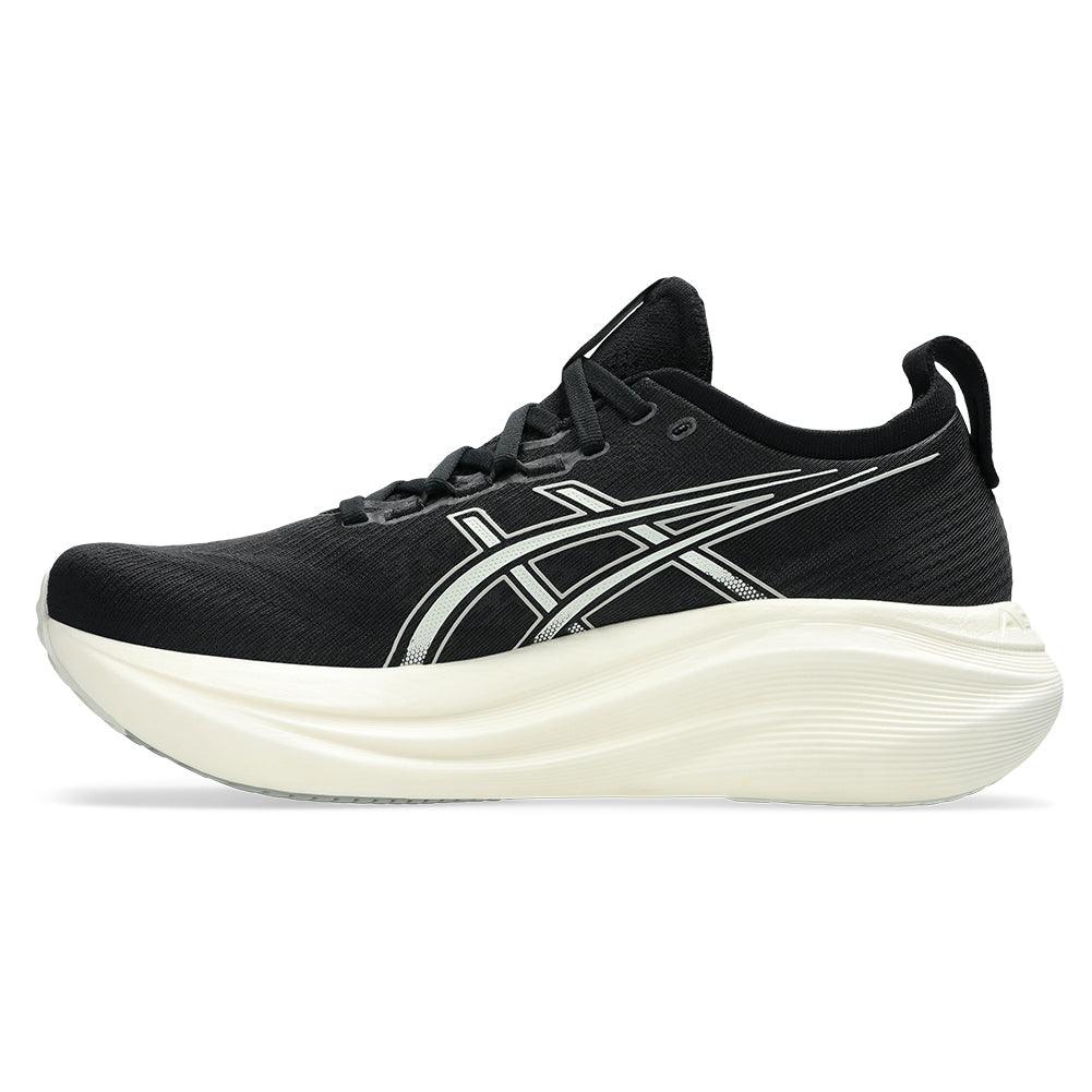 Men`s GEL-Nimbus 27 Running Shoes Black and Lake Grey ASICS