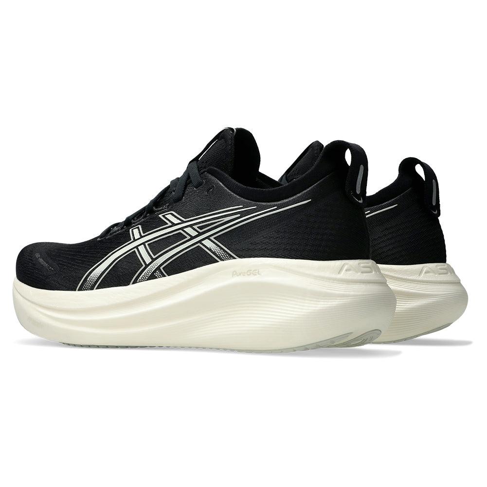 Men`s GEL-Nimbus 27 Running Shoes Black and Lake Grey ASICS