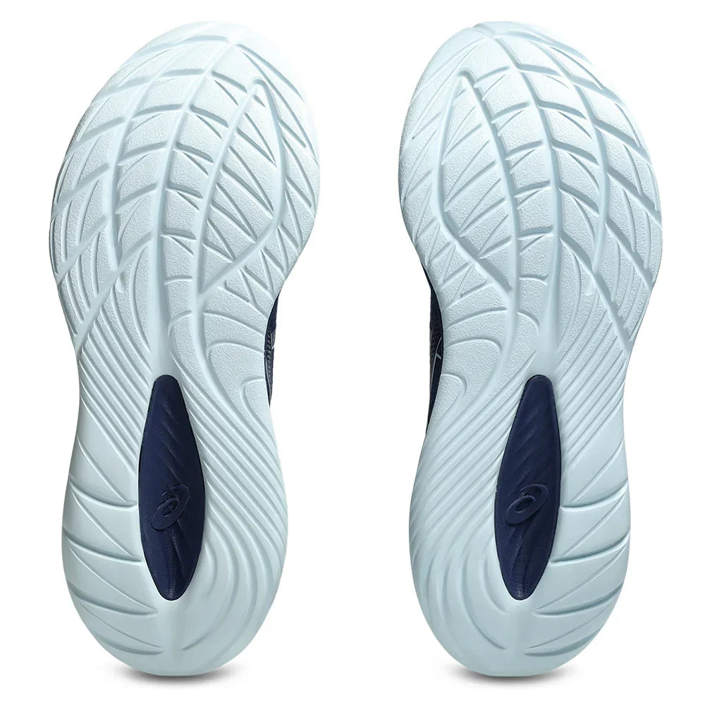 Men`s GEL-Cumulus 27 Running Shoes Indigo Blue and Cool Grey ASICS