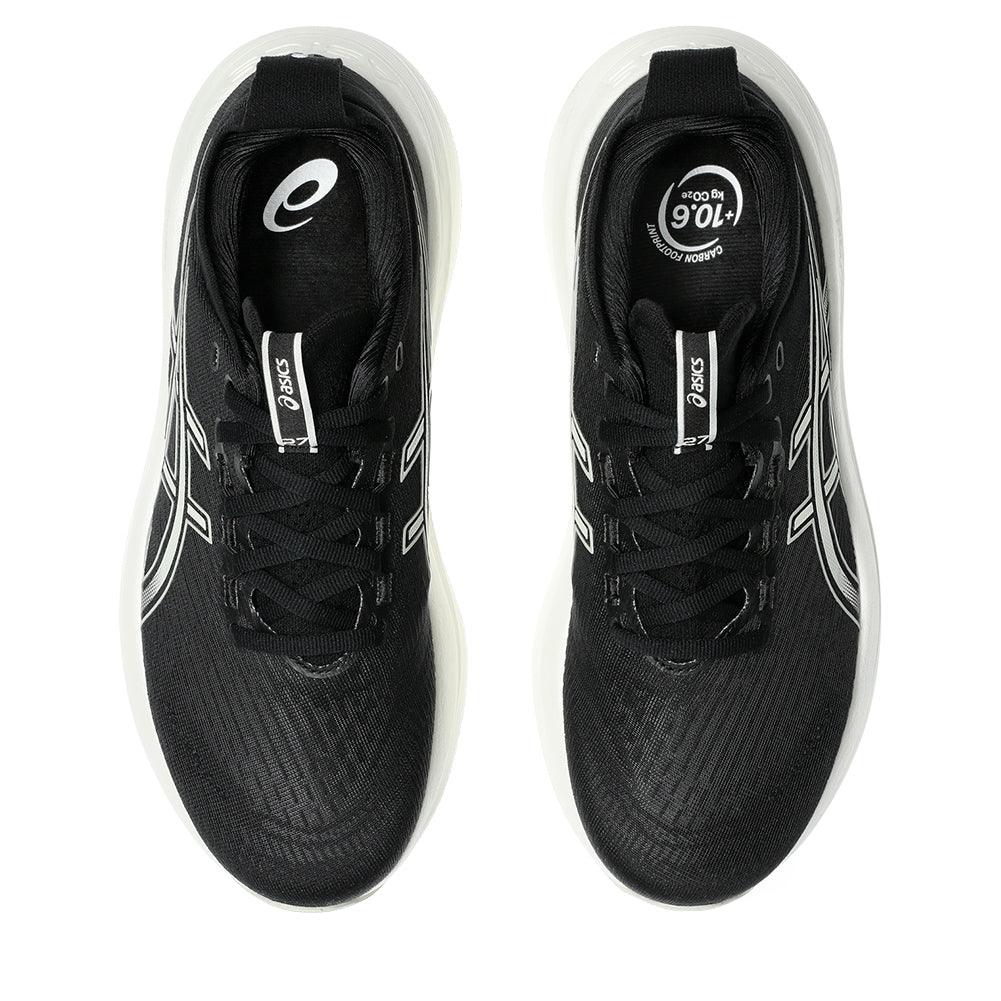Women`s GEL-Nimbus 27 Running Shoes Black and Lake Grey ASICS