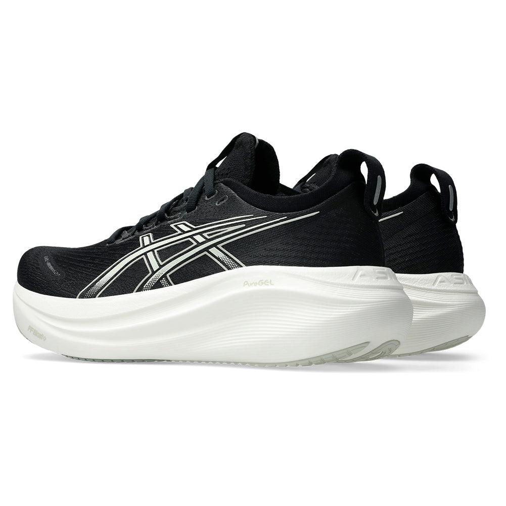 Women`s GEL-Nimbus 27 Running Shoes Black and Lake Grey ASICS
