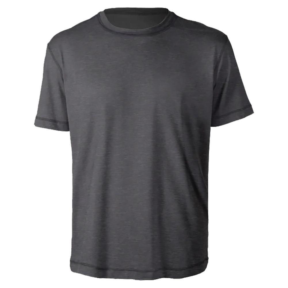 Men`s SB Sport Classic Fit Short Sleeve Tennis Crew Grey Melange TRAINING SOFIBELLA S