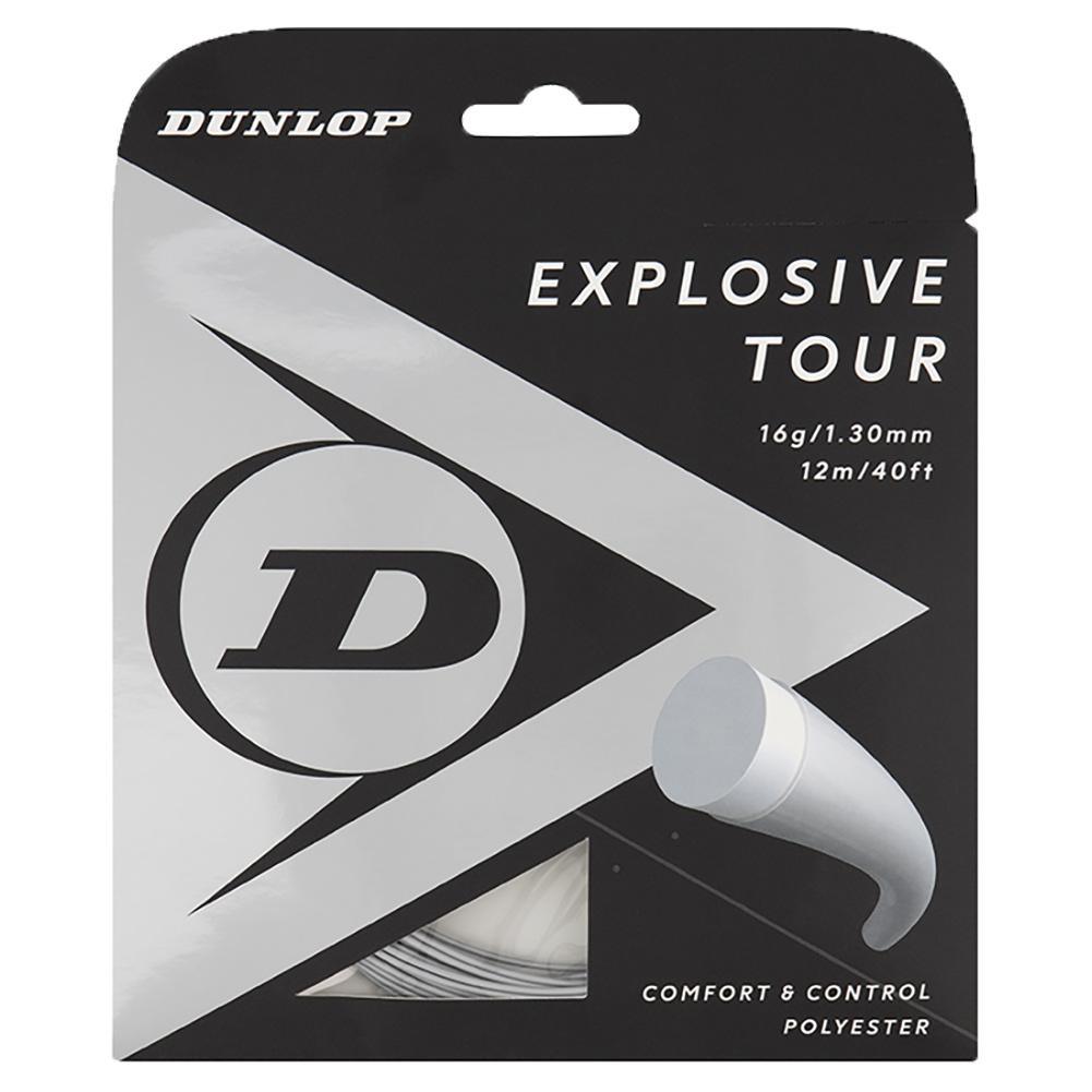 Explosive Tour Silver 16G Tennis String Strings DUNLOP