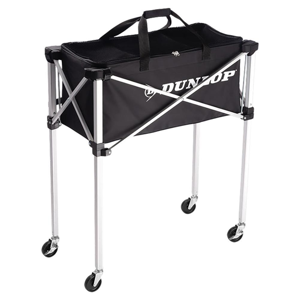 Large Tennis Teaching Cart 250 Ball Capacity Court Equipment DUNLOP Black