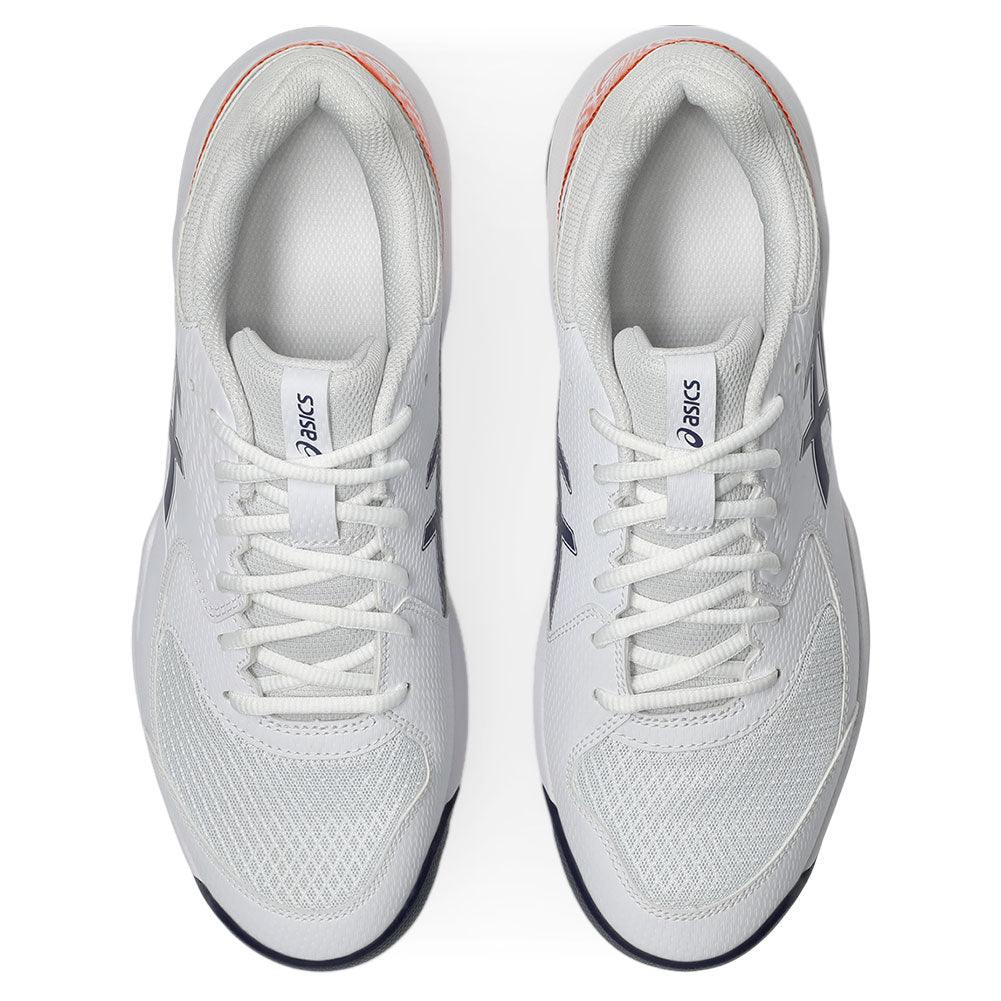 Men`s GEL-Dedicate 8 Tennis Shoes White and Indigo Fog ASICS