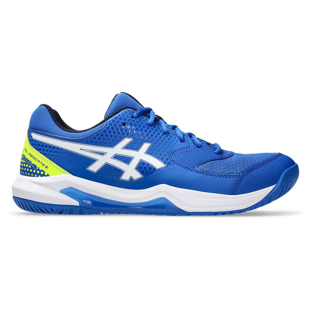 Men`s GEL-Dedicate 8 Pickleball Shoes Illusion Blue and White ASICS