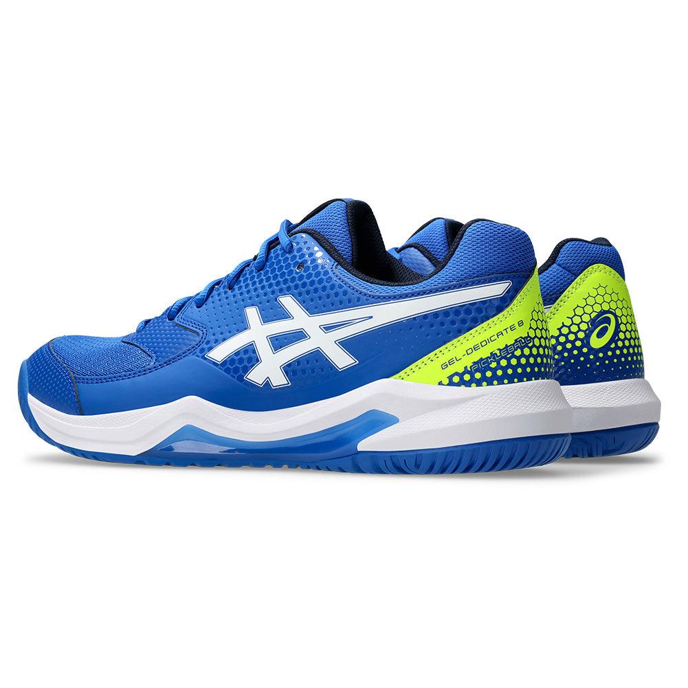 Men`s GEL-Dedicate 8 Pickleball Shoes Illusion Blue and White ASICS