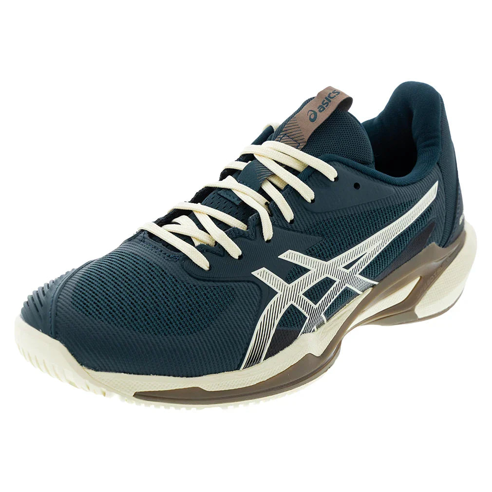 Men`s Solution Speed FF 3 Tennis Shoes Saxon Green and Birch ASICS 6 Green