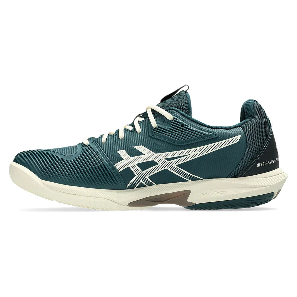 Men`s Solution Speed FF 3 Tennis Shoes Saxon Green and Birch ASICS