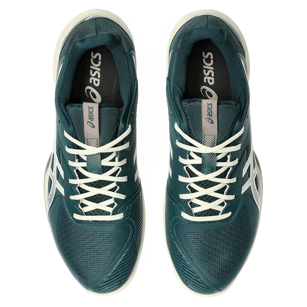 Men`s Solution Speed FF 3 Tennis Shoes Saxon Green and Birch ASICS