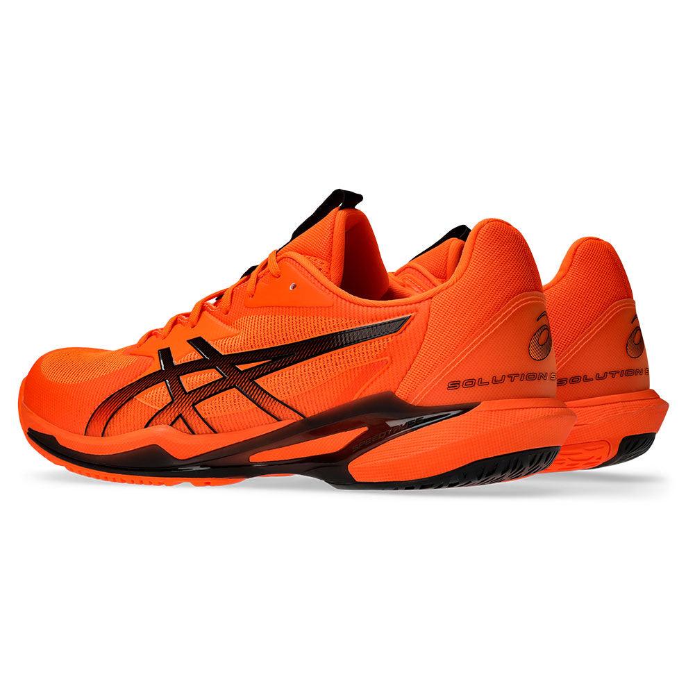 Men`s Solution Speed FF 3 Tennis Shoes Shocking Orange and Black ASICS