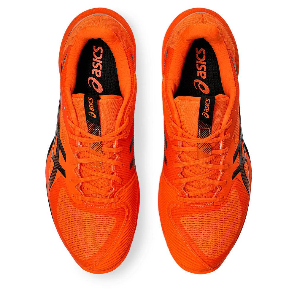 Men`s Solution Speed FF 3 Tennis Shoes Shocking Orange and Black ASICS