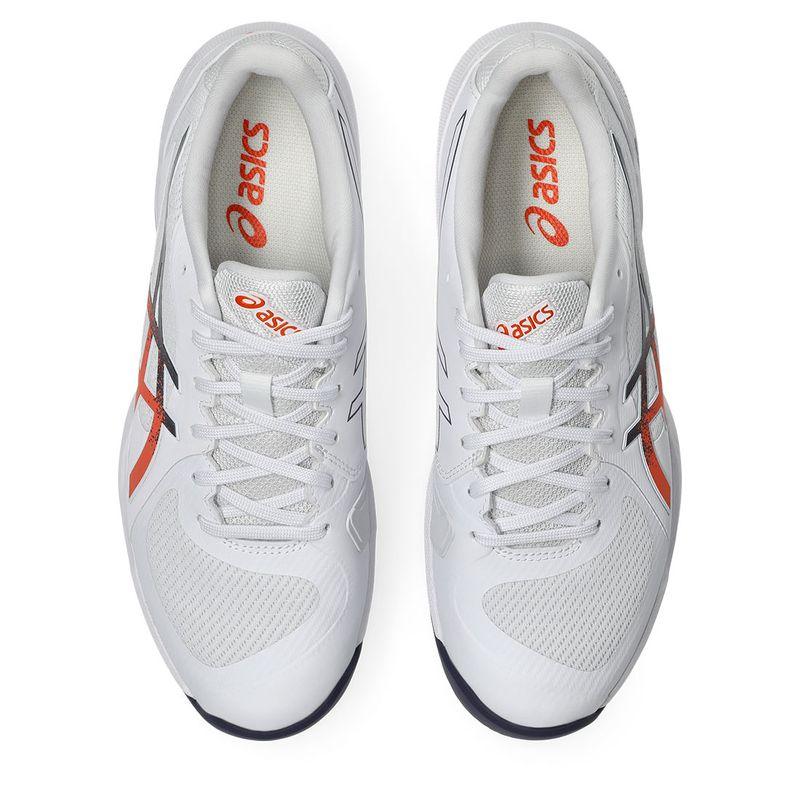 Men`s Solution Swift FF 2 Tennis Shoes White and Nova Orange ASICS