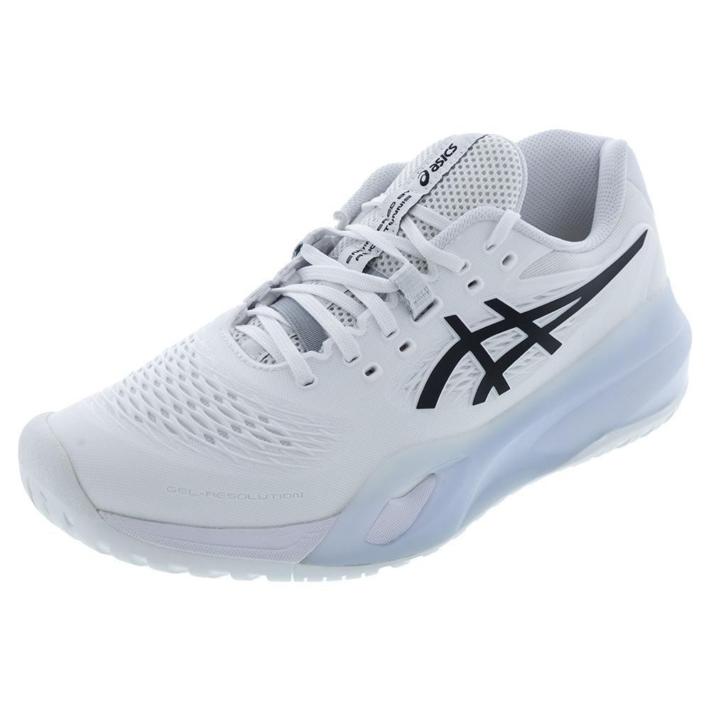 Men`s GEL-Resolution X Tennis Shoes White and Black ASICS 6 White