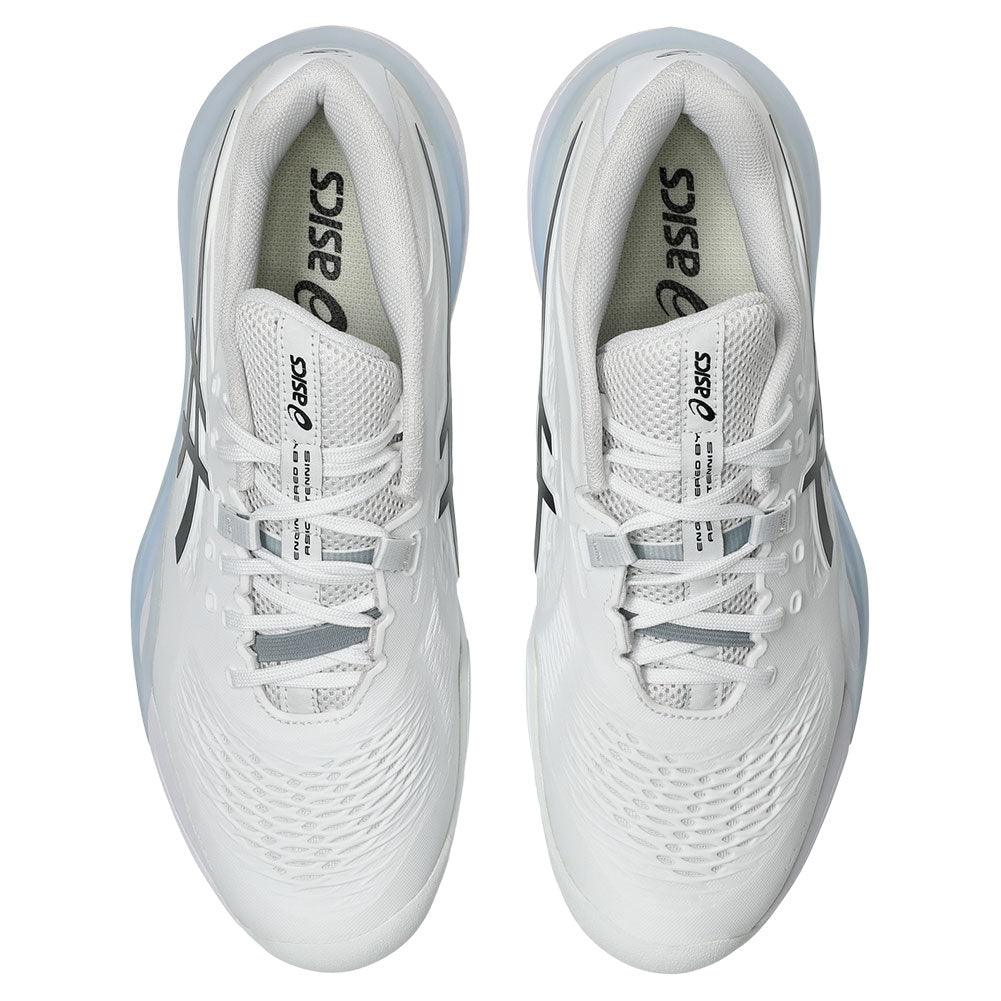 Men`s GEL-Resolution X Tennis Shoes White and Black ASICS