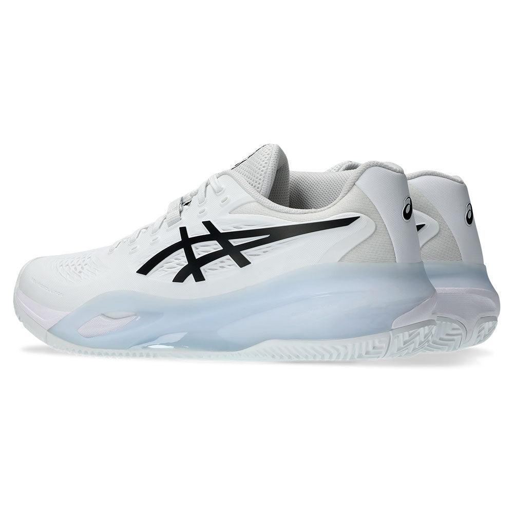 Men`s GEL-Resolution X Clay Tennis Shoes White and Black ASICS