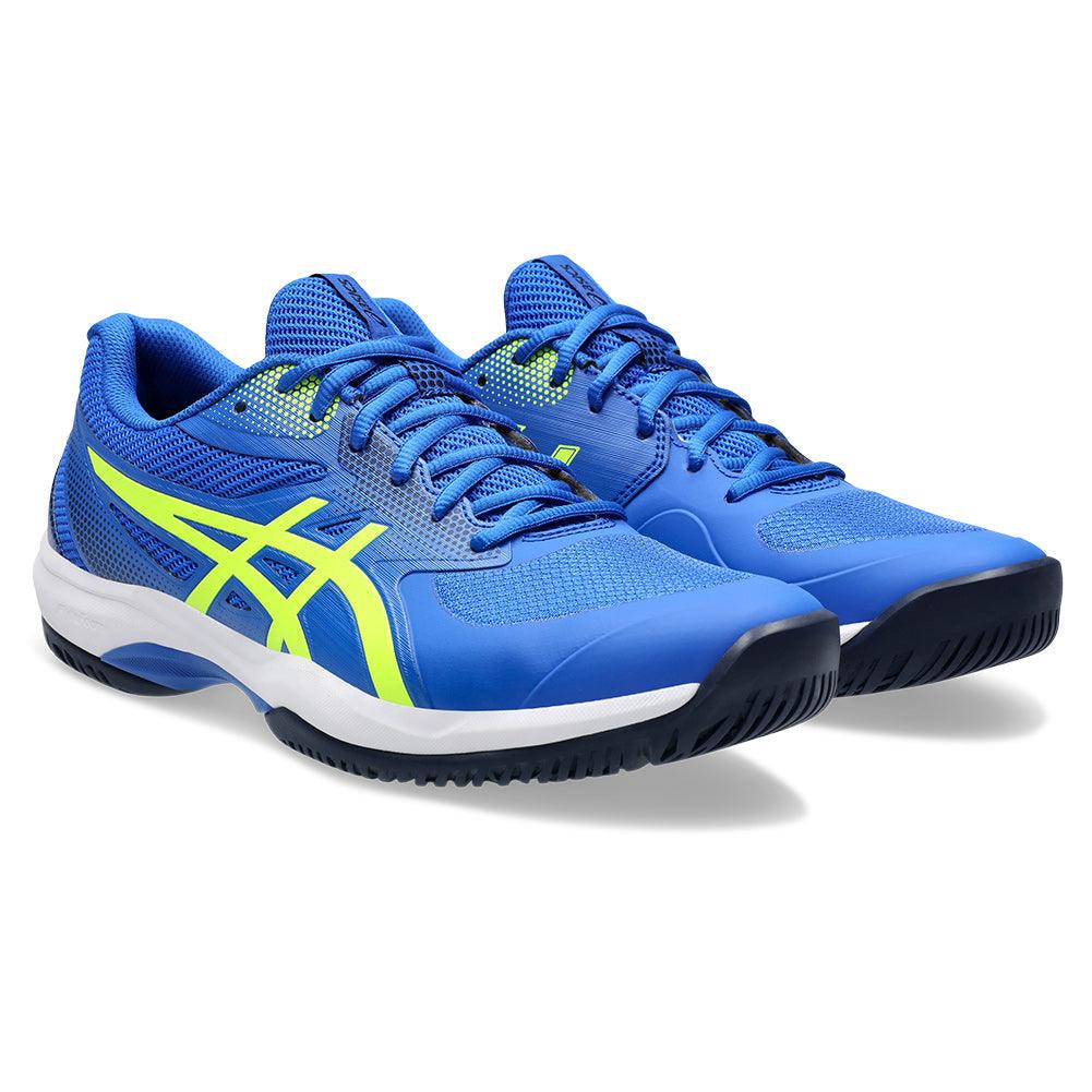 Men`s Game FF Pickleball Shoes Illusion Blue and Safety Yellow ASICS