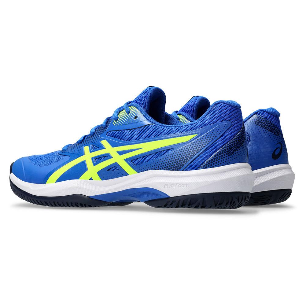 Men`s Game FF Pickleball Shoes Illusion Blue and Safety Yellow ASICS