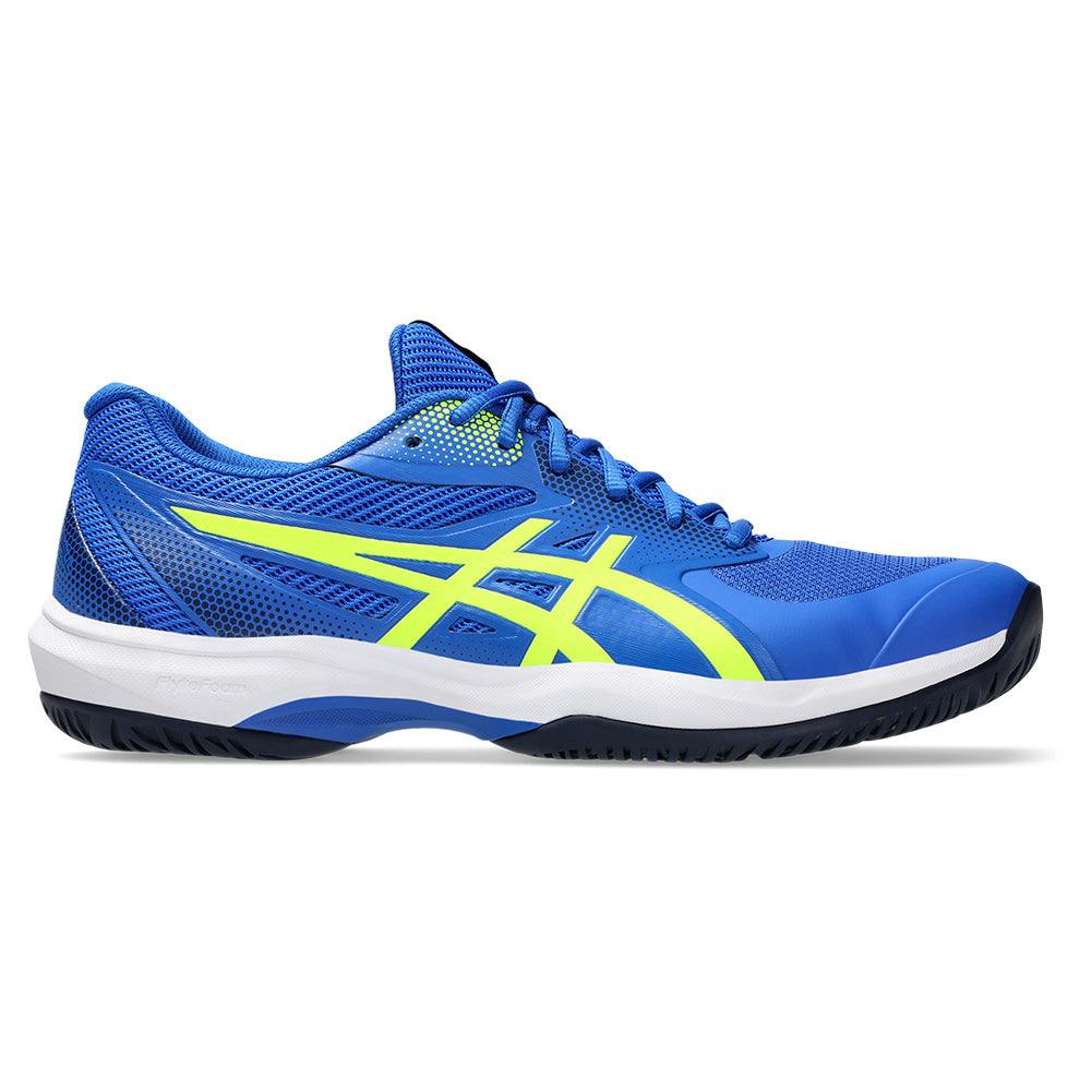 Men`s Game FF Pickleball Shoes Illusion Blue and Safety Yellow ASICS