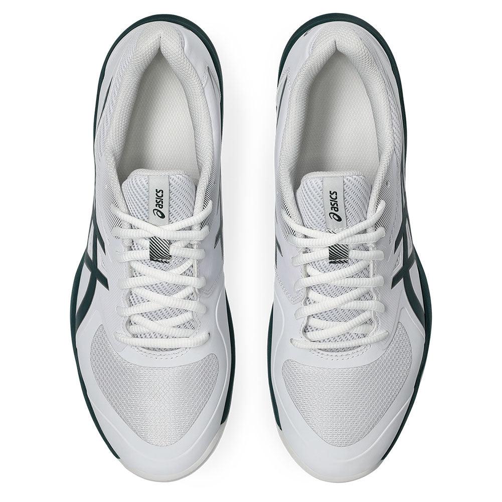 Men`s Game FF Tennis Shoes White and Saxon Green ASICS