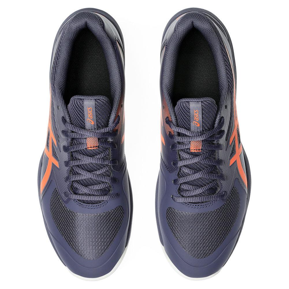 Men`s Game FF Tennis Shoes Indigo Fog and Nova Orange ASICS