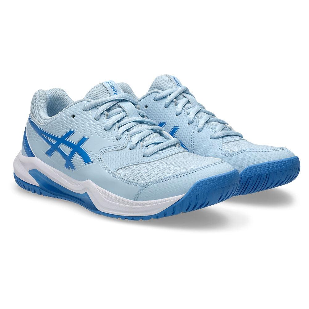 Women`s GEL-Dedicate 8 Tennis Shoes Light Blue and Coast ASICS