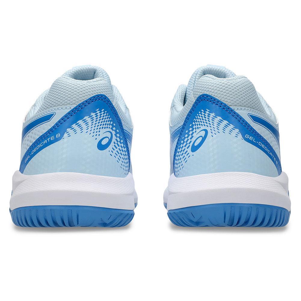 Women`s GEL-Dedicate 8 Tennis Shoes Light Blue and Coast ASICS