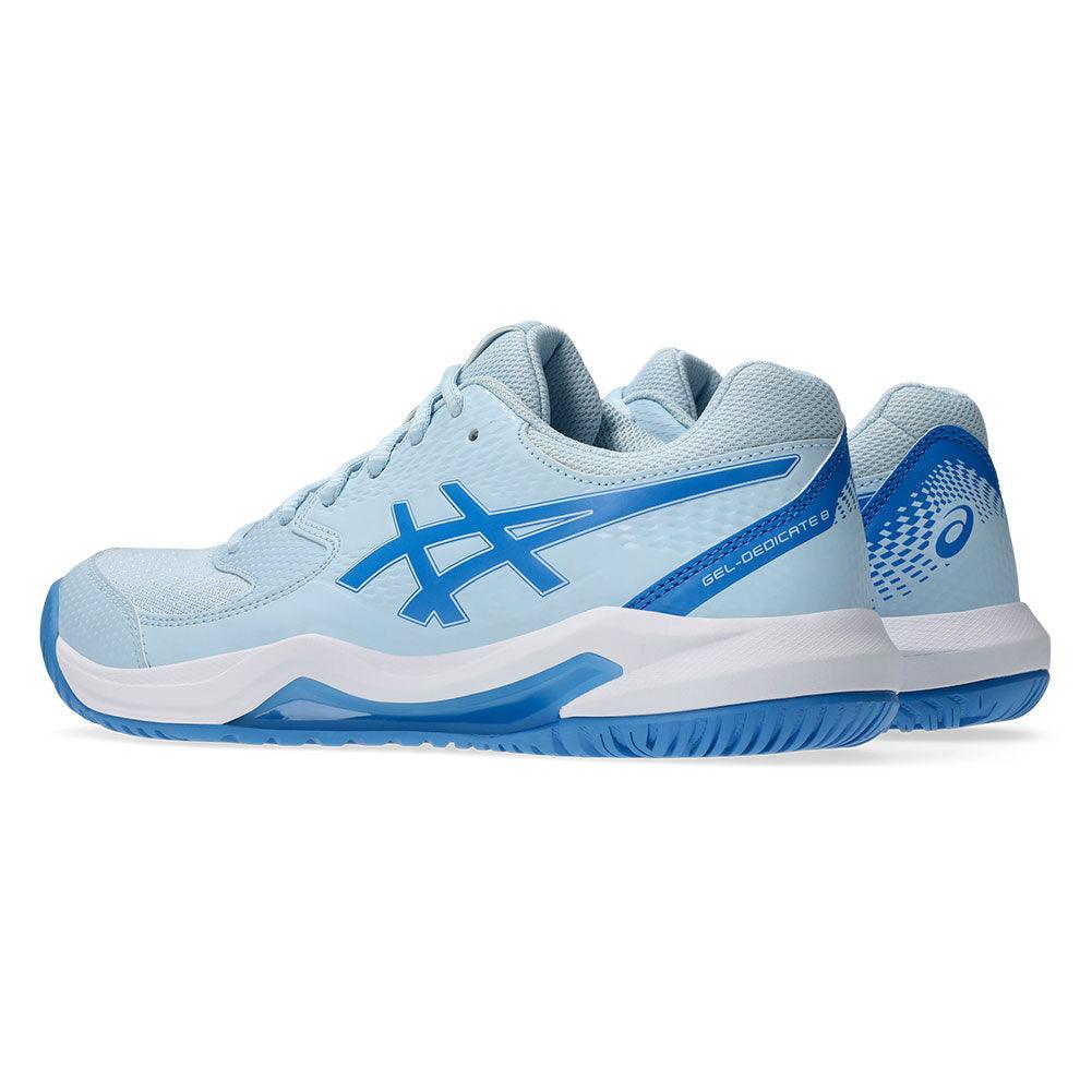 Women`s GEL-Dedicate 8 Tennis Shoes Light Blue and Coast ASICS