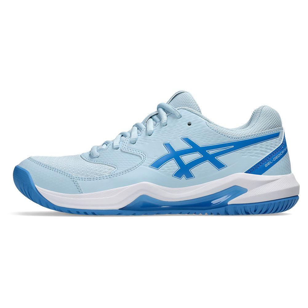 Women`s GEL-Dedicate 8 Tennis Shoes Light Blue and Coast ASICS
