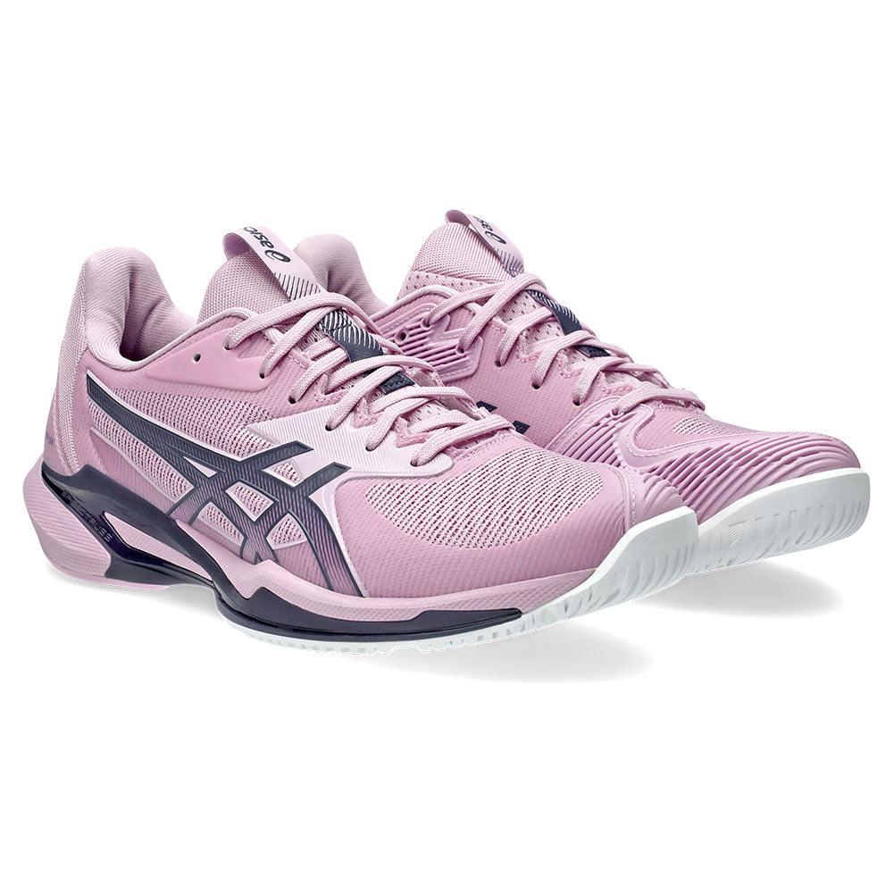 Women`s Solution Speed FF 3 Tennis Shoes Light Ube and Indigo Fog ASICS