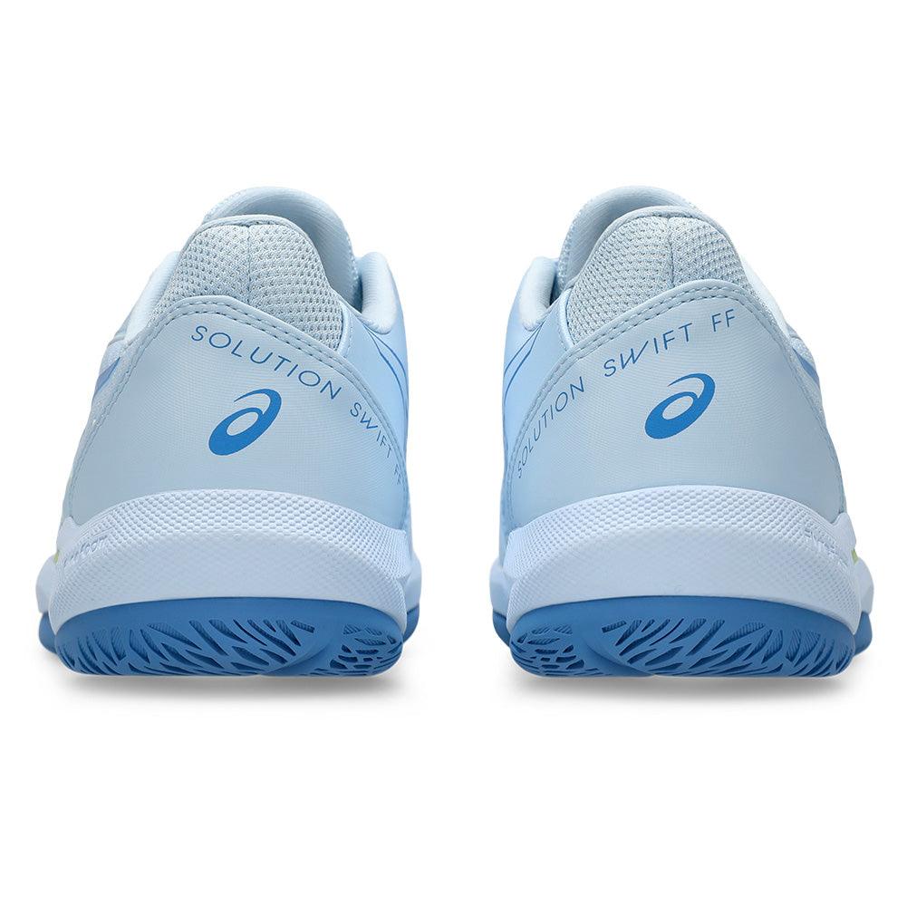 Women`s Solution Swift FF 2 Tennis Shoes Light Blue and Huddle Yellow ASICS