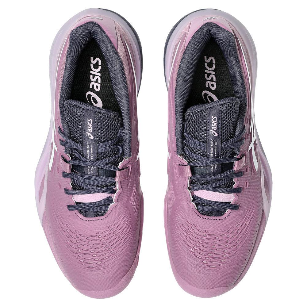 Women`s GEL-Resolution X Tennis Shoes Ube and White ASICS