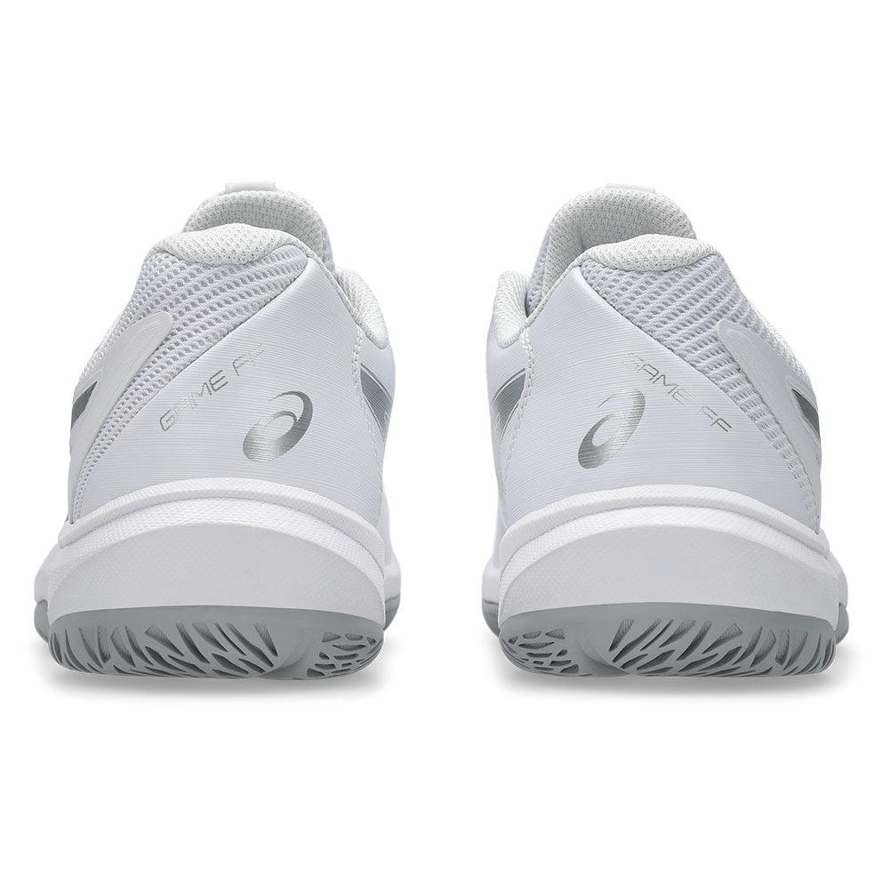 Women`s Game FF Tennis Shoes White and Pure Silver ASICS
