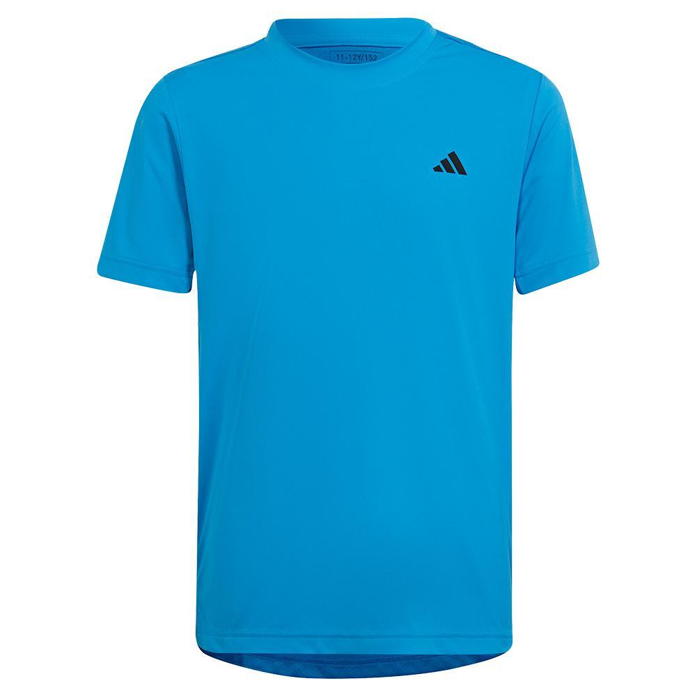 Boys` Club Tennis T-Shirt Pulse Blue BOYS APPAREL ADIDAS XS
