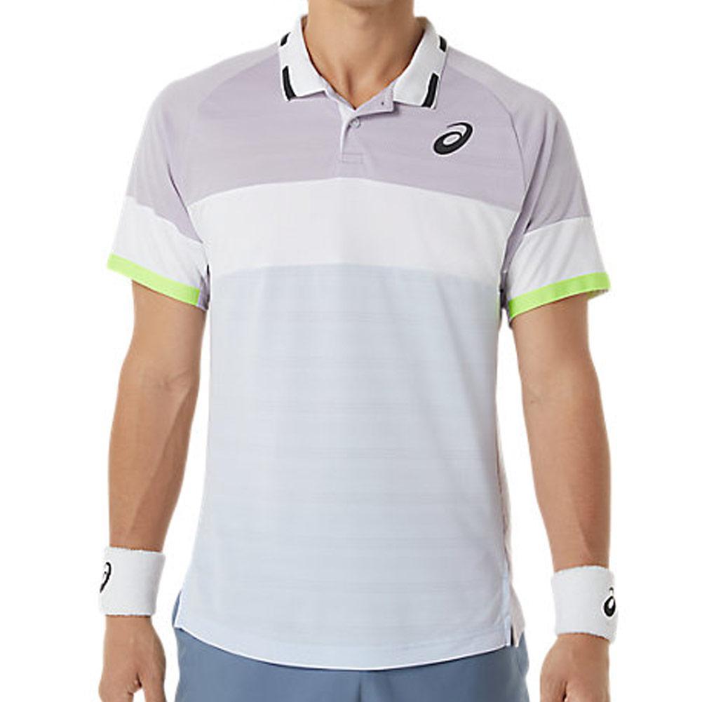 Men`s Match Tennis Polo TOURNAMENT GEAR ASICS Purple S