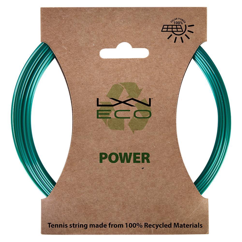 Eco Power 125 Tennis String Teal Strings LUXILON Green