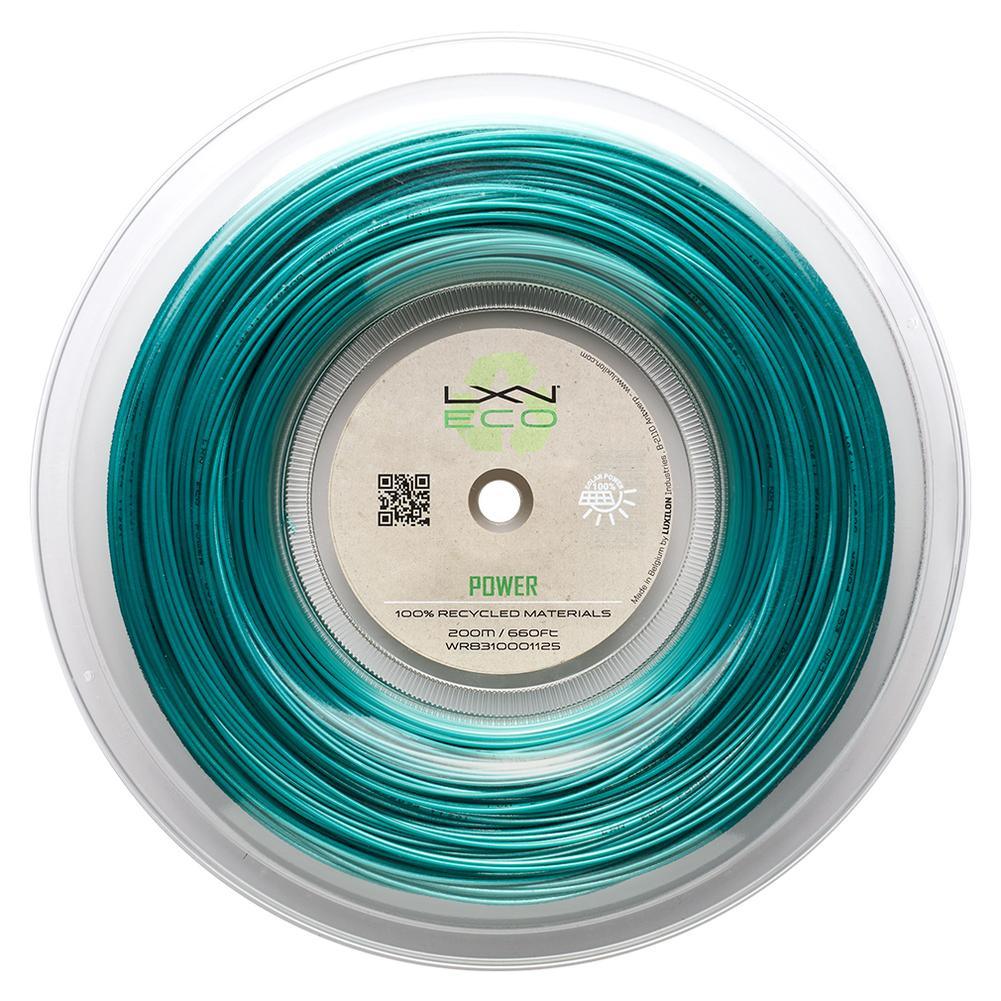 Eco Power 125 Tennis String Reel Teal Strings LUXILON Green