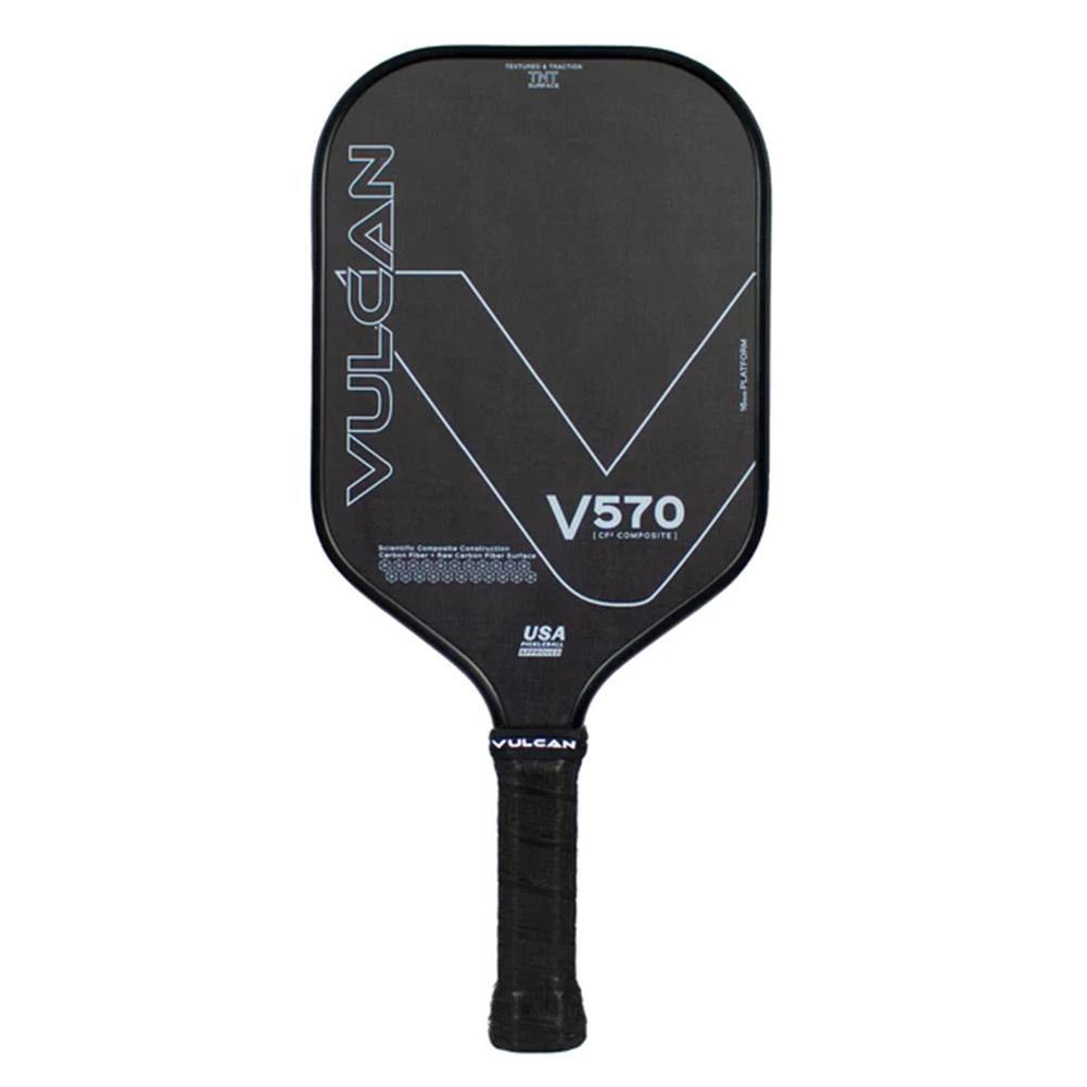 V570 16mm CF2 Pickleball Paddle Black Pickleball Paddles VULCAN Black