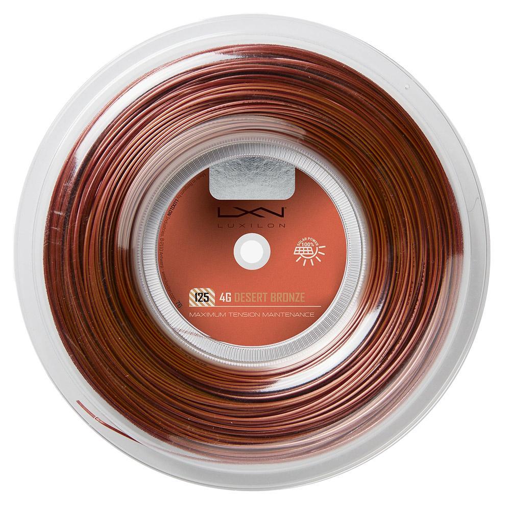 4G 125 Tennis String Reel Desert Bronze Strings LUXILON Brown